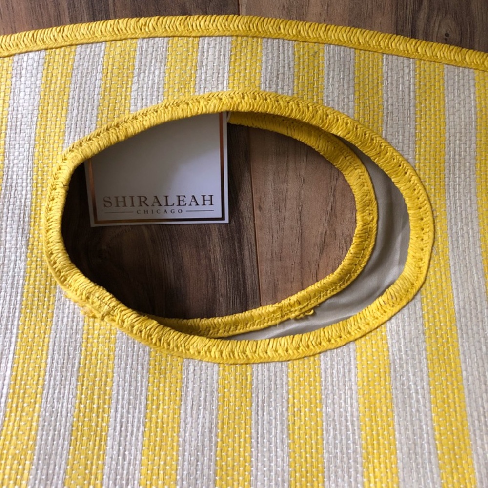 Shiraleah Lolita Yellow Striped Tote - Picture 6 of 13